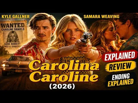 Carolina Caroline (2026) Official Movie Explained & Review | Samara Weaving | Kyle Gallner