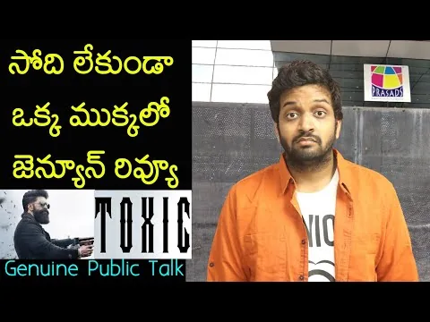 Jabardasth Mahidhar Review On Toxic Movie | Yash | Toxic Review | Toxic Public Talk