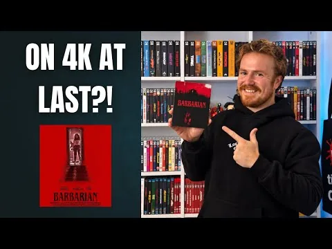 BARBARIAN Is FINALLY on Physical Media! | 4K Steelbook Unboxing