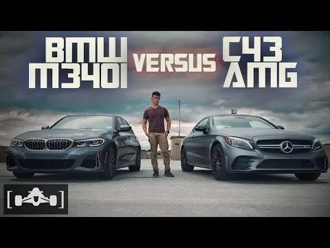 2020 BMW M340i ਬਨਾਮ ਮਰਸੀਡੀਜ਼ C43 AMG ਤੁਲਨਾ | ਸਮੀਖਿਆ + ਰੋਲ ਰੇਸ - MotorEnvy.com ਦੁਆਰਾ ਸਪਾਂਸਰ ਕੀਤਾ ਗਿਆ