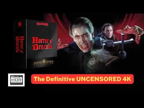 The DEFINITIVE 4K RESTORATION! Horror of Dracula 4K LIMITED EDITION COLLECTOR'S EDITION Announcement